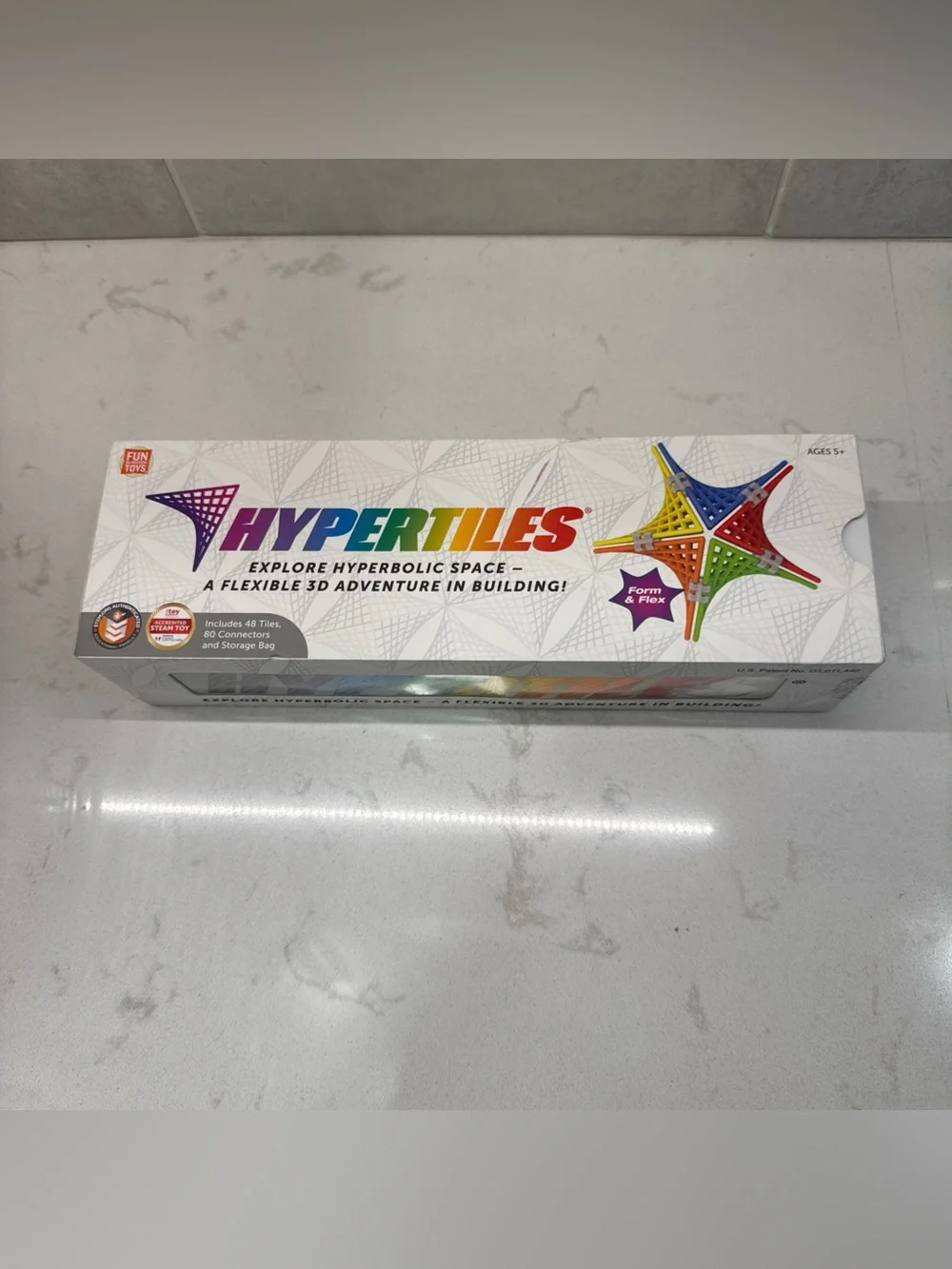 HYPERTILES fun in motion 3D Building Tiles - Multicolor